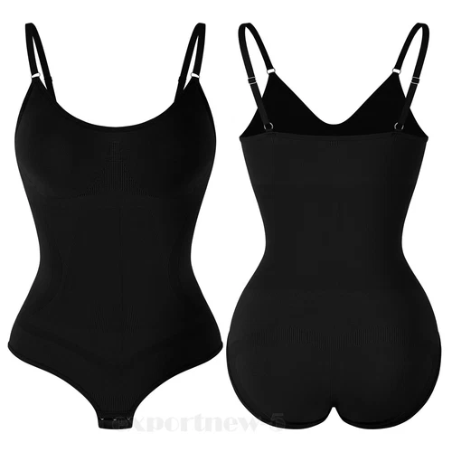 Bauchkontrolle Bodysuit Slip Sculpting Shaper Tank Top Bodys Snatched Waist - Bild 36 von 66