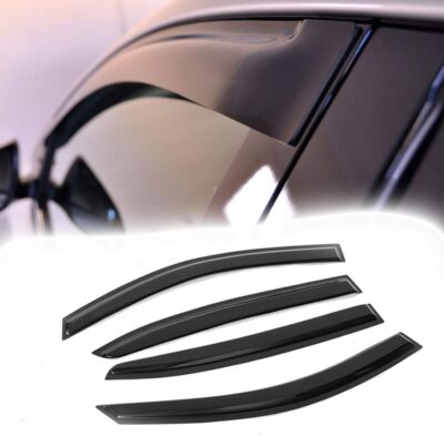 For Honda Accord 2008-2012 Wavy Mugen Style Tinted Window Visor Rain Guard Vent 