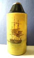 Tobacco vtg. 1970's Cricket-Gillette Table Lighter Holder Galleon TALL Ship