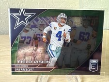 Dak Prescott 2024 Donruss Elite #3 Field Vision Green Dallas Cowboys Football