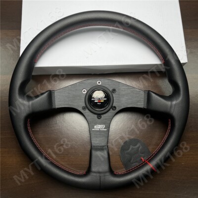 MUGEN POWER 14'' 340mm Racing Steering Wheel Universal SIM JDM Sports