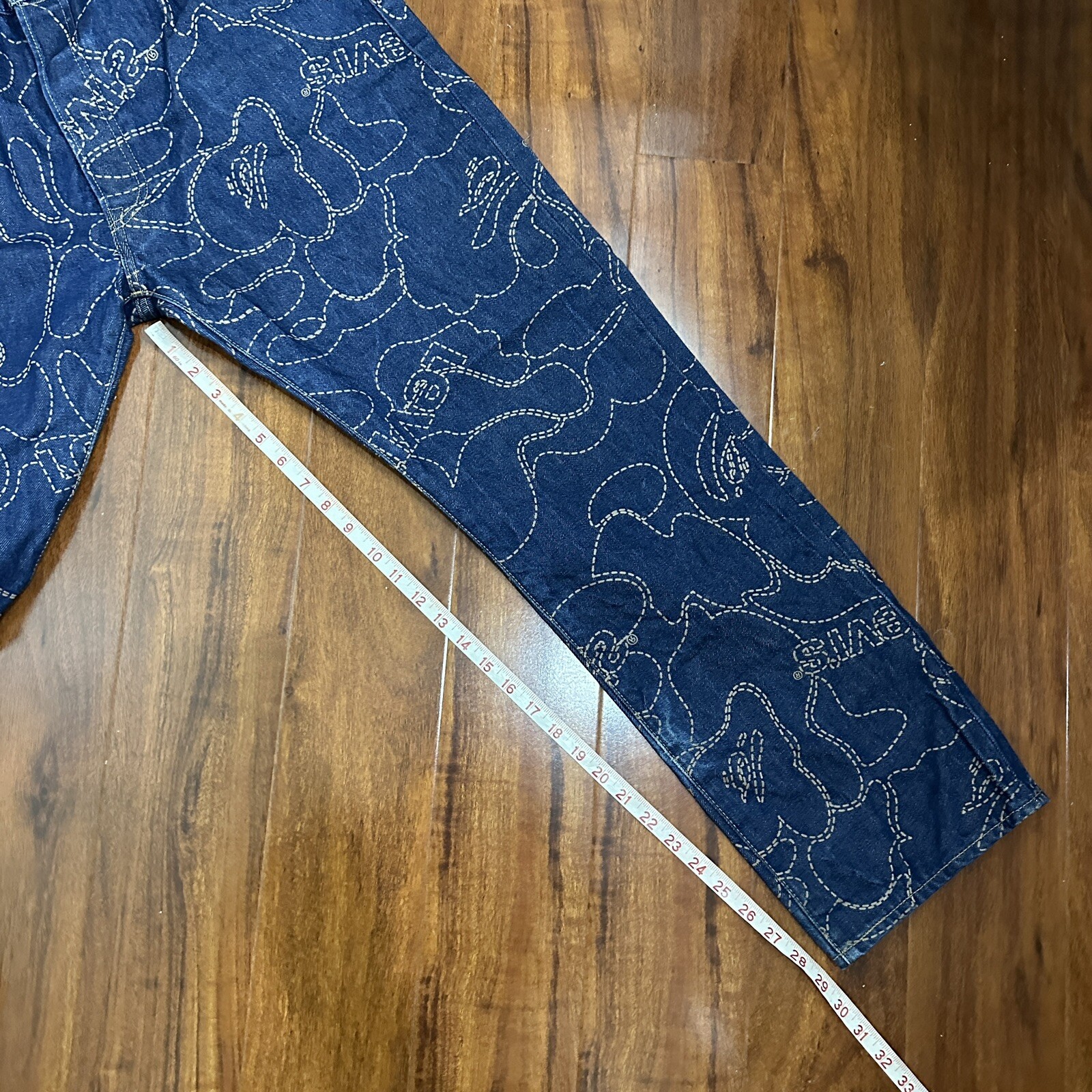 BAPE x Levi's Camo 501 93 Model Size 38 thumbnail 13