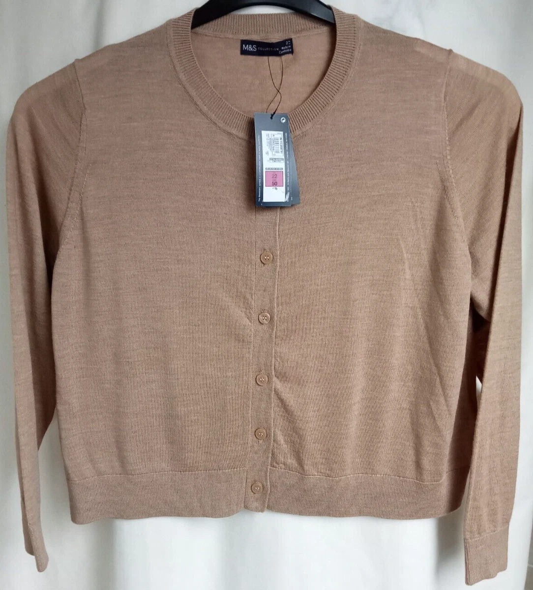 M&s merino sales wool cardigan