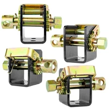 VULCAN Bolt On Weld On Lashing Winch - 2" - 4 Pack