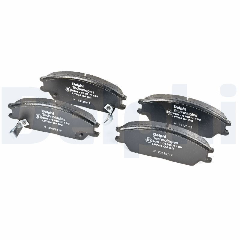 Plaquettes de frein Hyundai Getz et Pony - Jeu de 4 pièces de rechange d'origine pour essieu avant