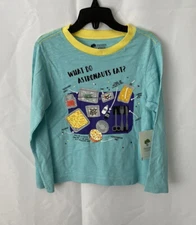 Tucker + Tate X Smithsonian Kids' Graphic Tee Size 4 Teal Angel Space Foods New