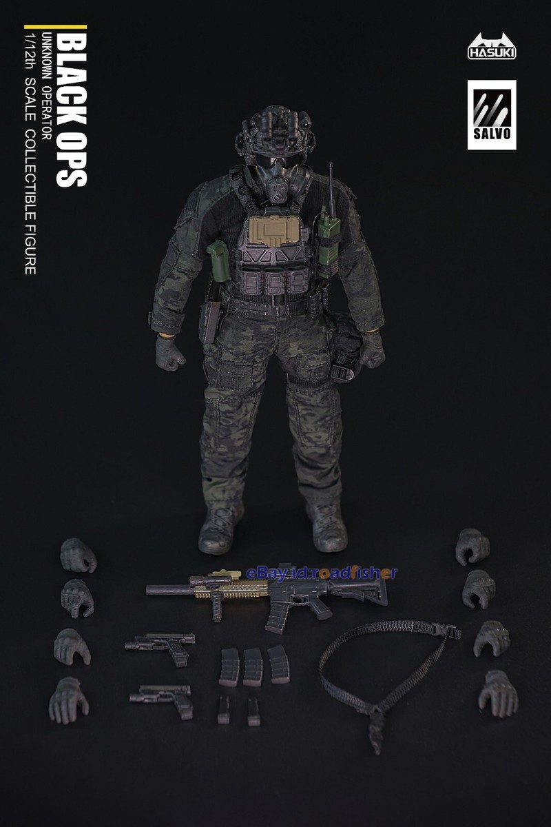 未使用 HASUKI SA01 BLACK OPS 完成品フィギュア 2体セット HASUKI SA01 1/12 Black Ops 6