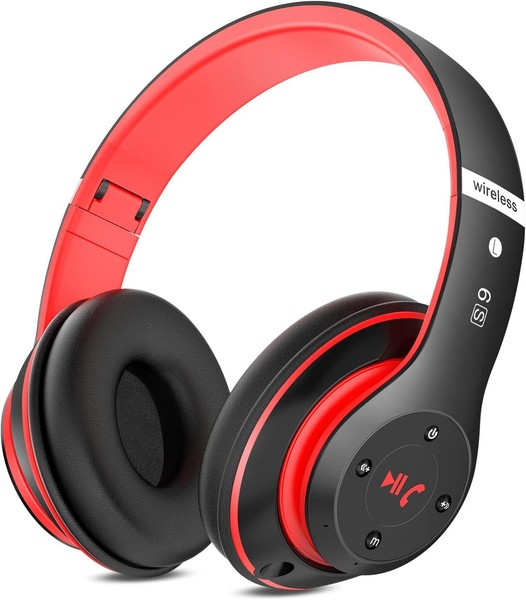 Bluetooth Headphones Over Ear 6 EQ Modes Wireless Foldable Lightweight - image 1