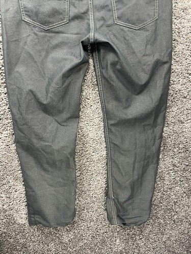 McDonald's Work Wear Pants Men's 38R Black Cotton Casual Mid Rise Straight Leg - Picture 7 of 18