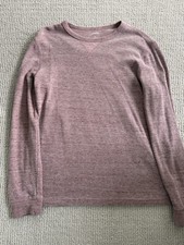 Sonoma Goods For Life Men  s Crewneck Sweater Large Mauve Heather Long Sleeve