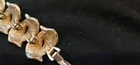 Manufacturer ART. Vintage Costume Jewelry. Bracelet. Gold Tone Metal. 7.5