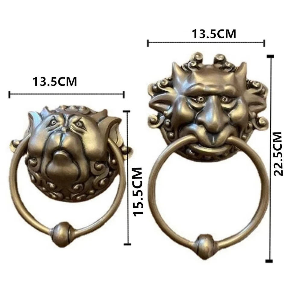 Labyrinth Vintage Resin Printed Knockers Wall Front Door Animal Hanging Ornament - image 2 of 4