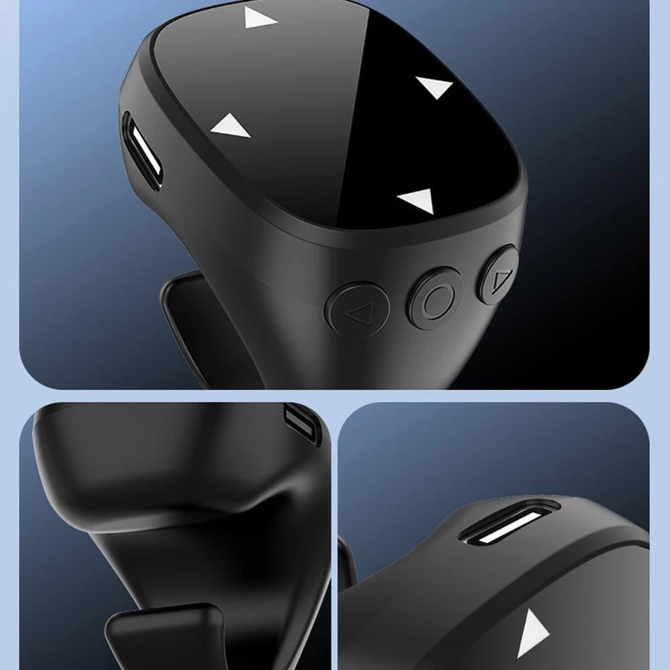 Fingertip Wireless Bluetooth Remote Control,Touch Screen Remote,Scrolling Ring - Image 2 of 4