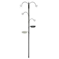 NEW! Wild Bird Decorative Feeding Station with Feeder Tray & Bath