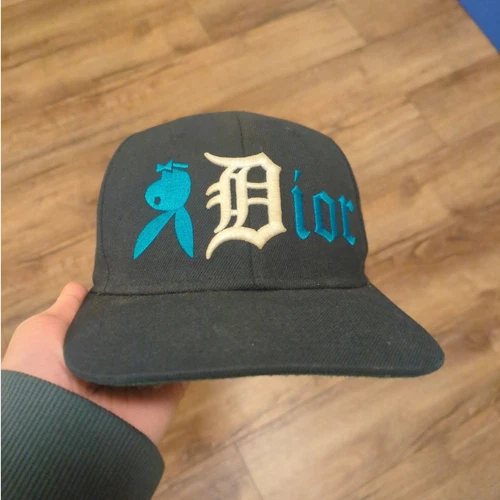 Casquette snapback Detroit Tigers Dior Playboy Bunny baseball MLB