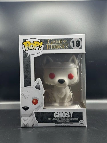 Funky Pop! Vinyl: Game of Thrones - Ghost #19 - HBO with protector