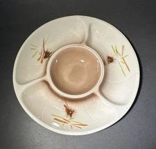 Vintage Lane&Co. Van Nuts Calif. Cracker/dip Platter Pre-owned