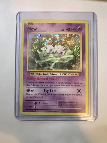 Pokémon TCG Pokémon Mew Mew Holo Rare Holo 53/108