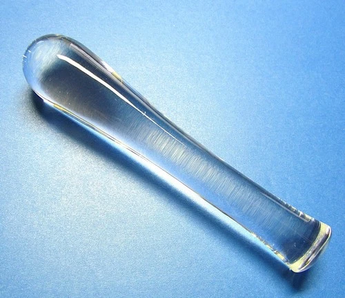 VINTAGE STEUBEN SIGNED CRYSTAL GLASS PESTLE