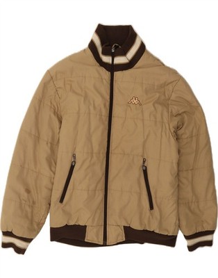 KAPPA Mens Padded Jacket UK 40 Large Beige Polyester DH11