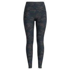 Spanx Booty Boost Dark Camo Active Leggings Size XL