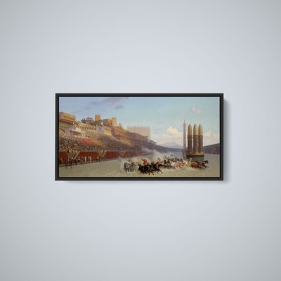 Jean-Leon Gerome - Chariot Race - Art Print on Paper or Canvas