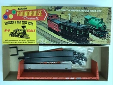 Roundhouse #1303 60ft Bulkhead Flat Car Kit HO Canadian Pacific CP 317388