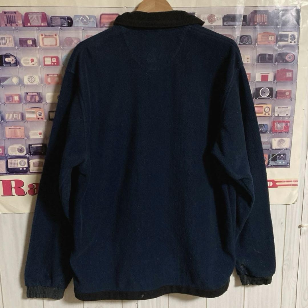 stussyカジュアルジャケットOLD90年代紺タグ PコートUSA 最終価格 Rare 90s OLD STUSSY Fleece Jacket Navy Color Outdoor Tag