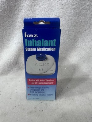 Kaz Steam Inhalant 4oz for Vicks Vaporizers Soothing Formula NEW