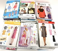 100 Sewing Patterns: McCall  s Butterick Simplicity Uncut Vintage-Modern Variety