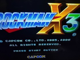 Sega Saturn  Rockman X3 Japanese Video Game