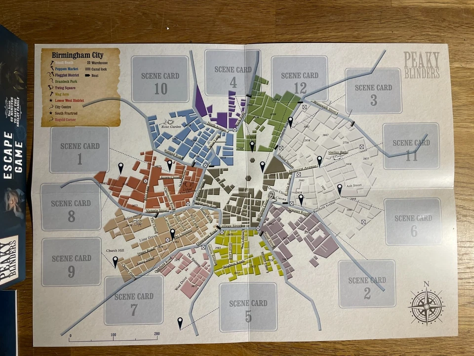 Peaky Blinders Escape Room Board Game Asmodee 2-8 Players opened/unused 14+ - Image 2 of 4