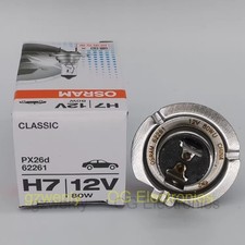Osram 62261 Classic H7 12v 80w Px26d Auto Headlight Halogen Lam Bulb