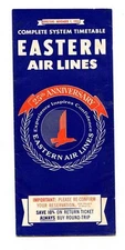 Eastern Air Lines Complete System Timetable November 1, 1953