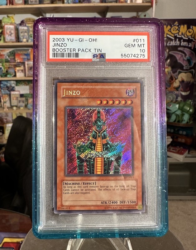 Yu-Gi-Oh! 2003 Jinzo BPT Secret Rare Promo GEM MINT PSA 10 💎