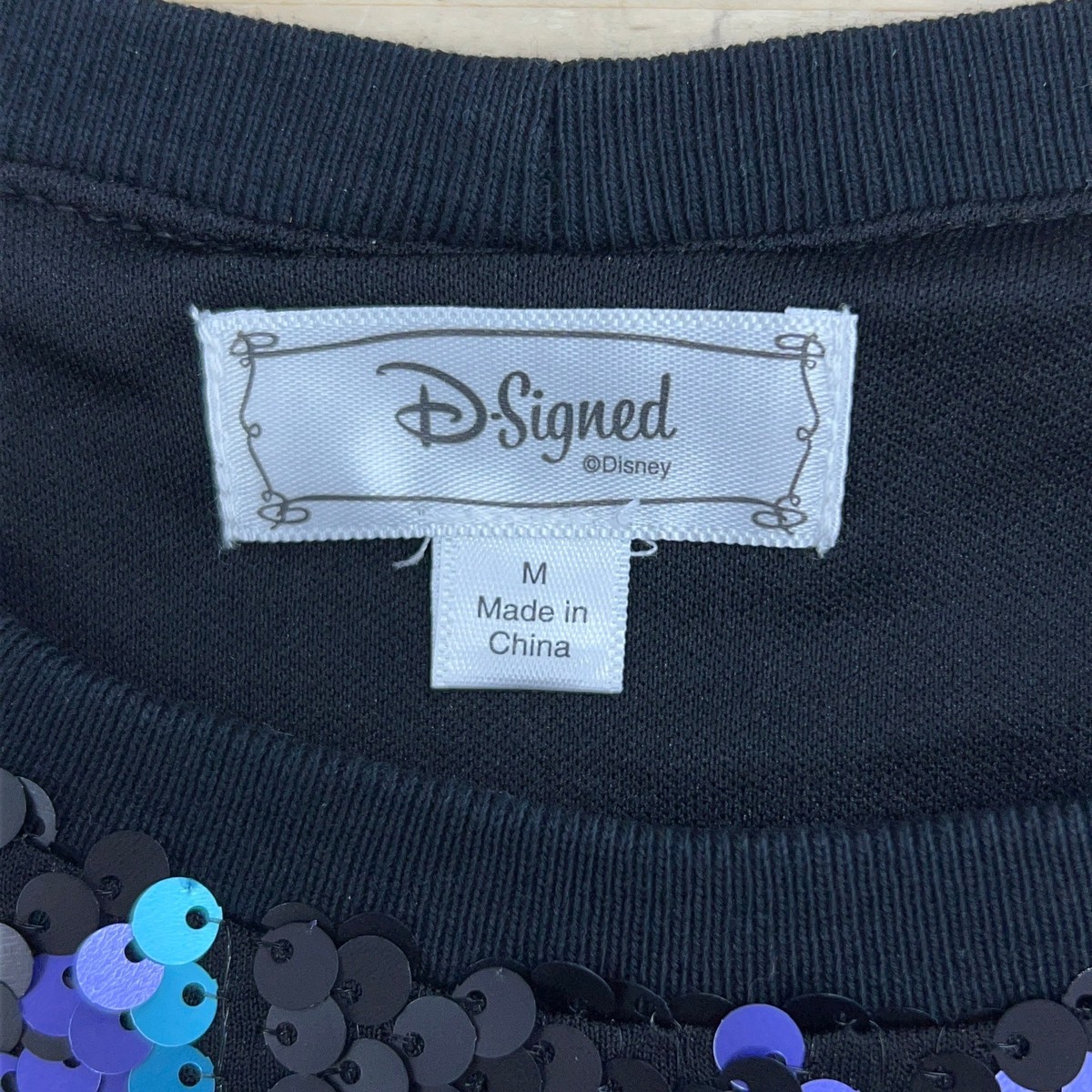 Disney D Signed Girls Size M Dress Descendants 3 Sequin Ombre