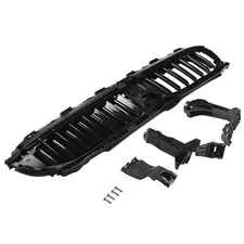 Front Upper Radiator Grille Active Air Shutter For BMW G20 G21 330i 2019-2022 US