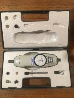 Imada MF-30 Push/Pull Force Test Gauge 30 Pound Capacity W/Box & Accessories