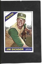 1966 Topps MLB #  201 Jim Dickson