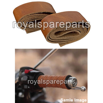 Passend Für Royal Enfield Meteor & Classic Reborn 350 D4 Griff Lederwickel Paar