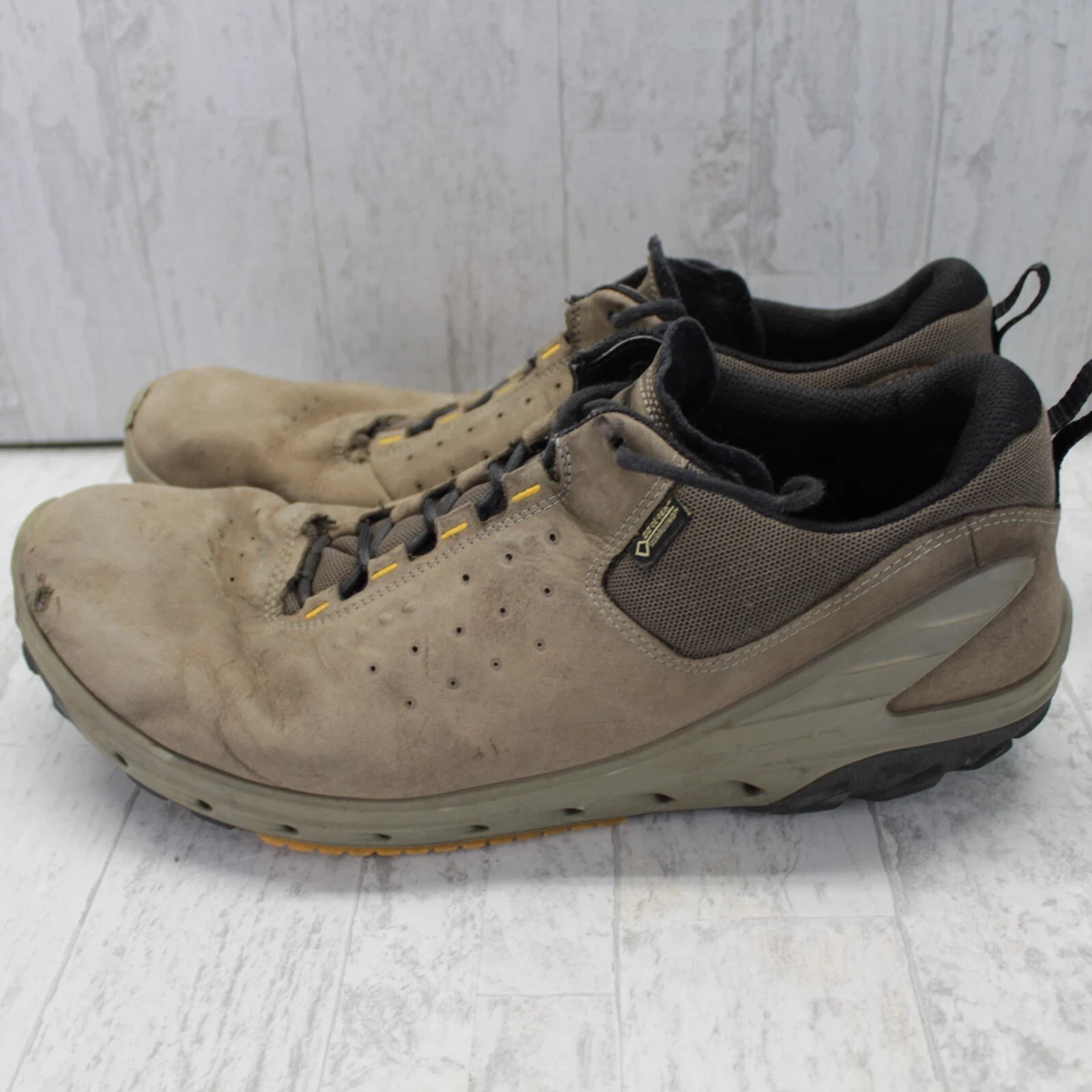 ECCO Biom Venture Gore-Tex GTX Hiking Shoes Leather Size 46 12 US | eBay