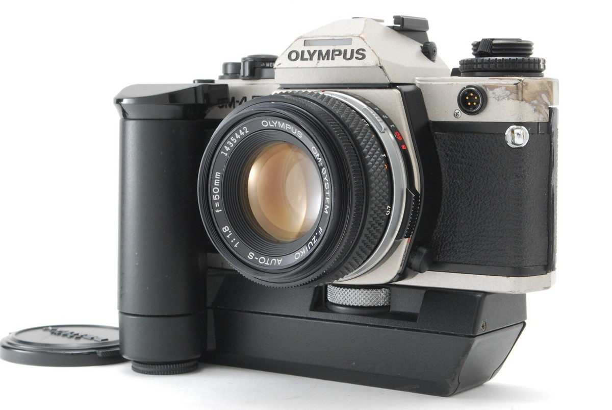 Olympus OM-4Ti Black FilmCamera 50mmf1.4