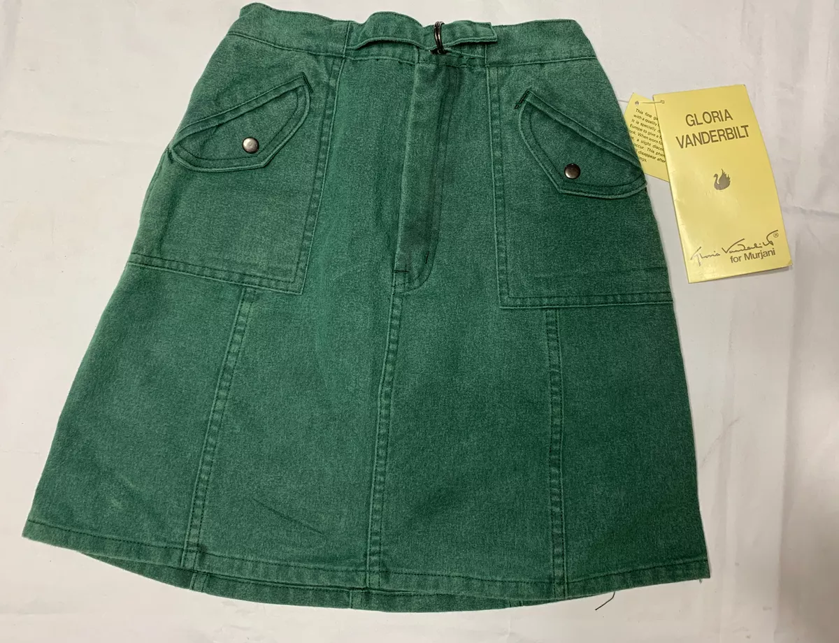 Gloria vanderbilt store jean skirt