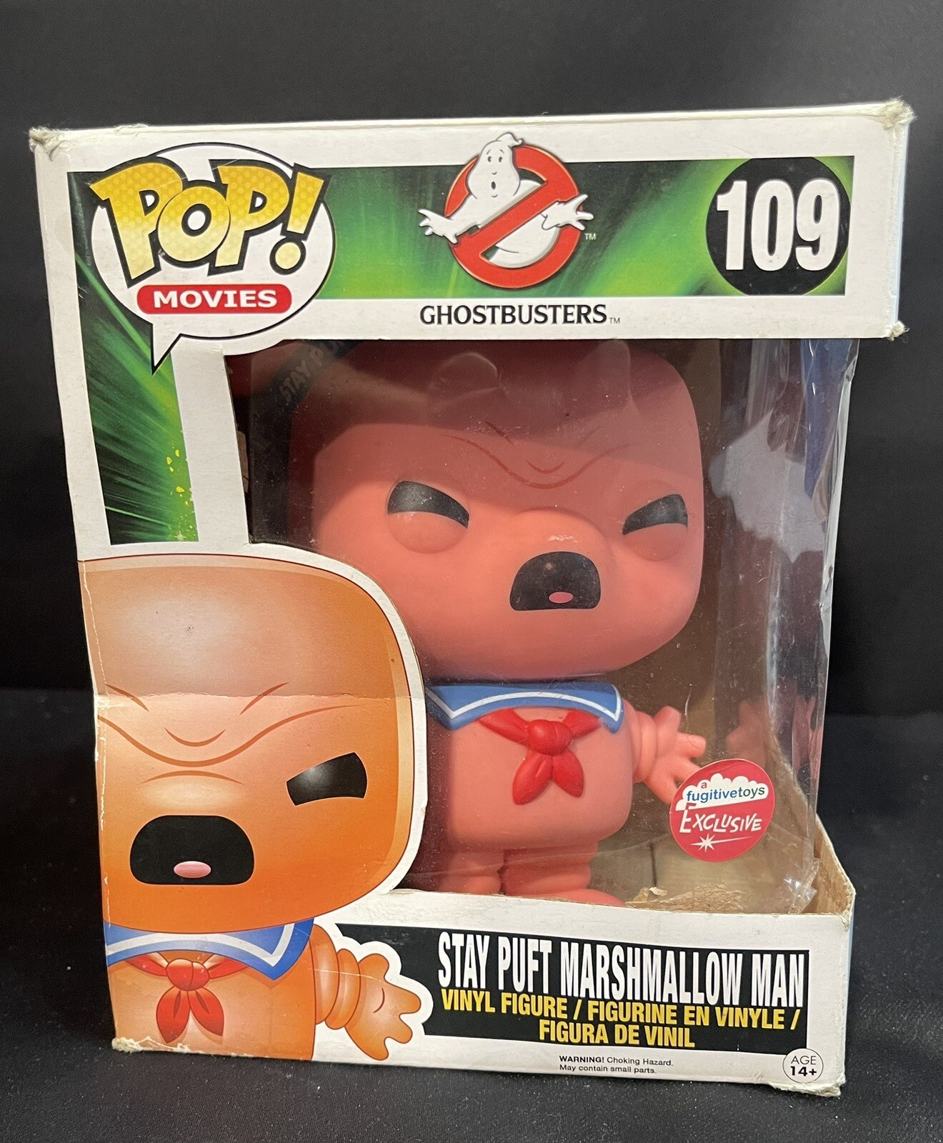 Juguetes Fugitivos Funko Pop Stay Puft Marshmallow Man 109 Cazafantasmas