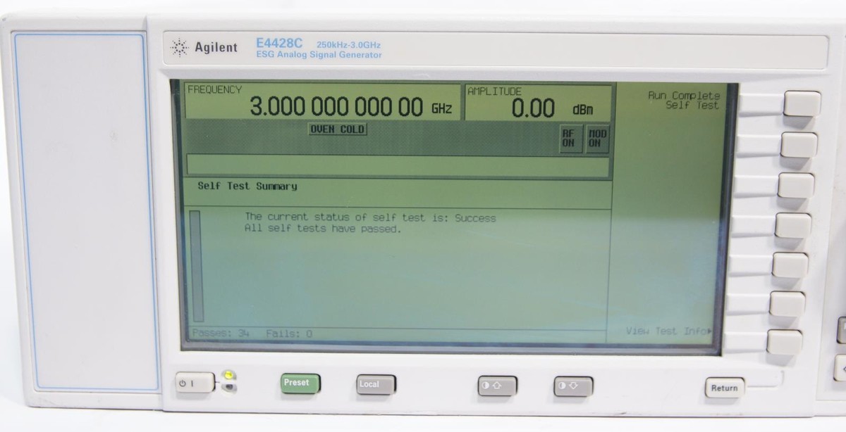 Agilent E4428C 250 kHz - 3.0GHz ESG Analog Signal Generator Agilent E4428C 250 kHz - 3.0GHz ESG Analog Signal Generator