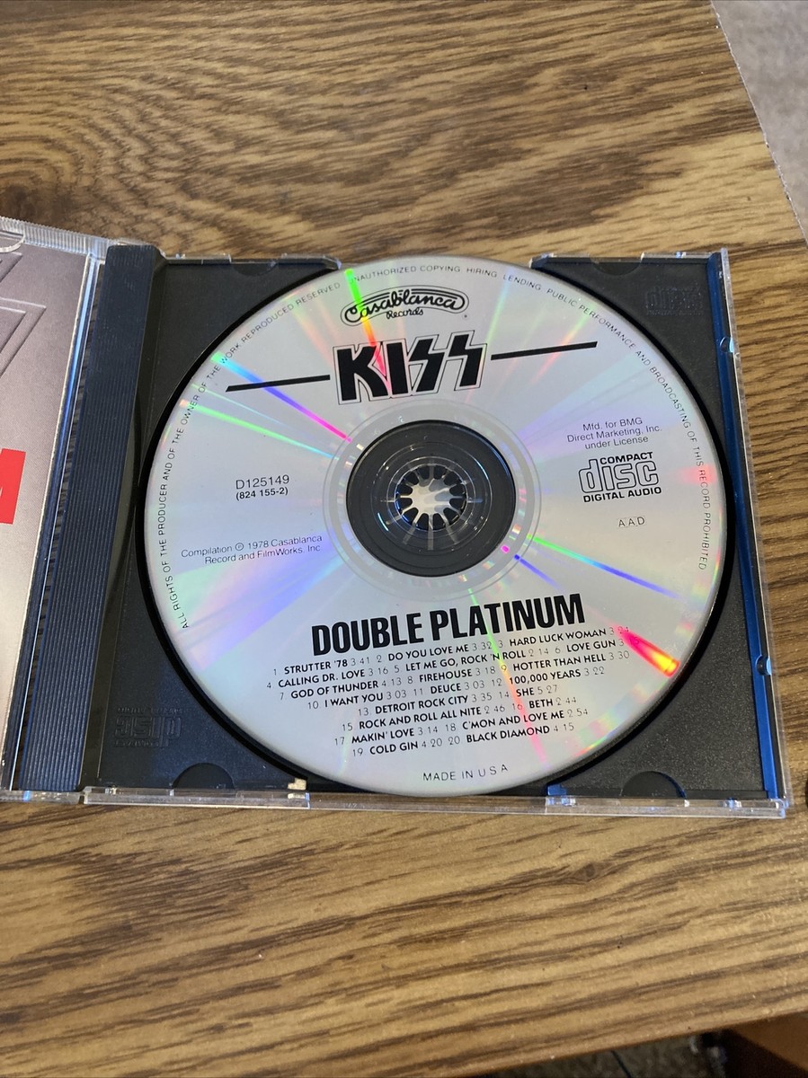 Kiss Double Platinum CD Casablanca 824 115-2 M-1 | eBay