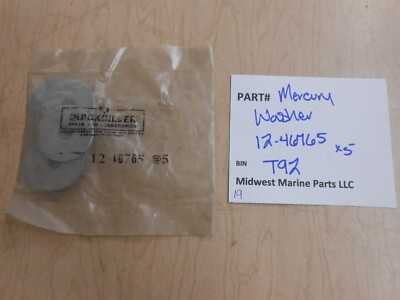 #ad 12 46765 Mercury washer 5 NOS T92 $18.99