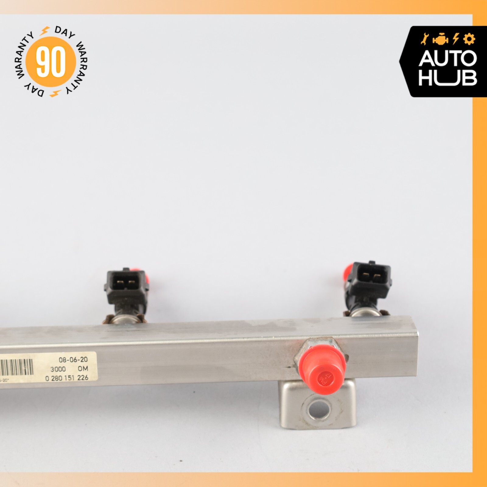 Maserati Quattroporte Fuel Injection Rail Line w/ Injectors Left Side OEM 72k