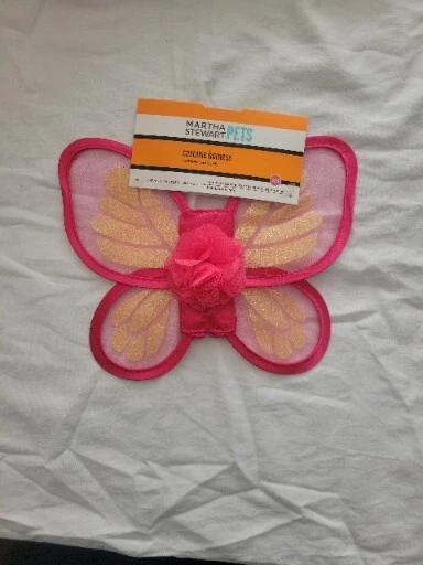 Arnés Correa Disfraz Mariposa Martha Stewart Mascotas XS Halloween Alas Extraíbles Foto 2 de 3