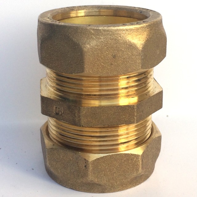 Conex Banninger 35mm Straight Coupler DZR Brass Compression Fitting JJ
